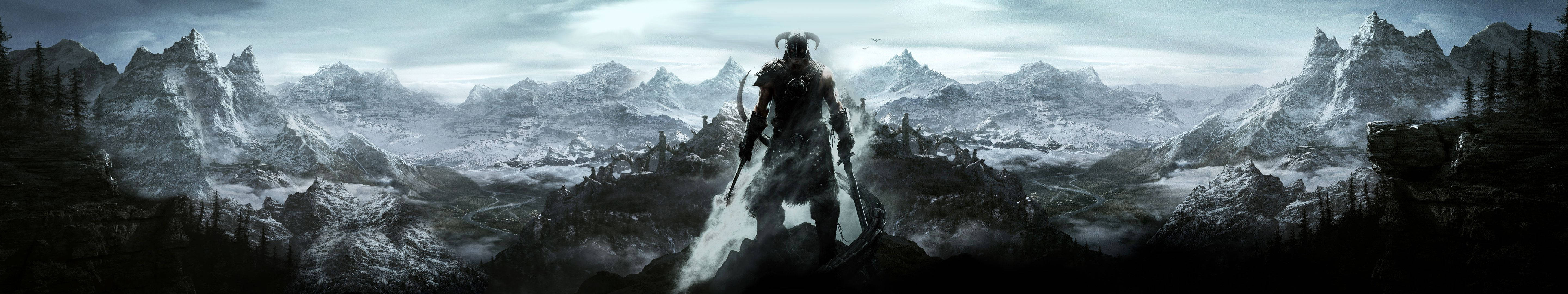 5760X1080 Skyrim Wallpaper and Background