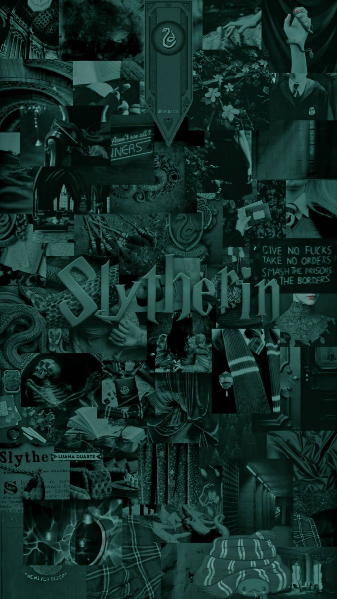 1152X2048 Slytherin Aesthetic Wallpaper and Background