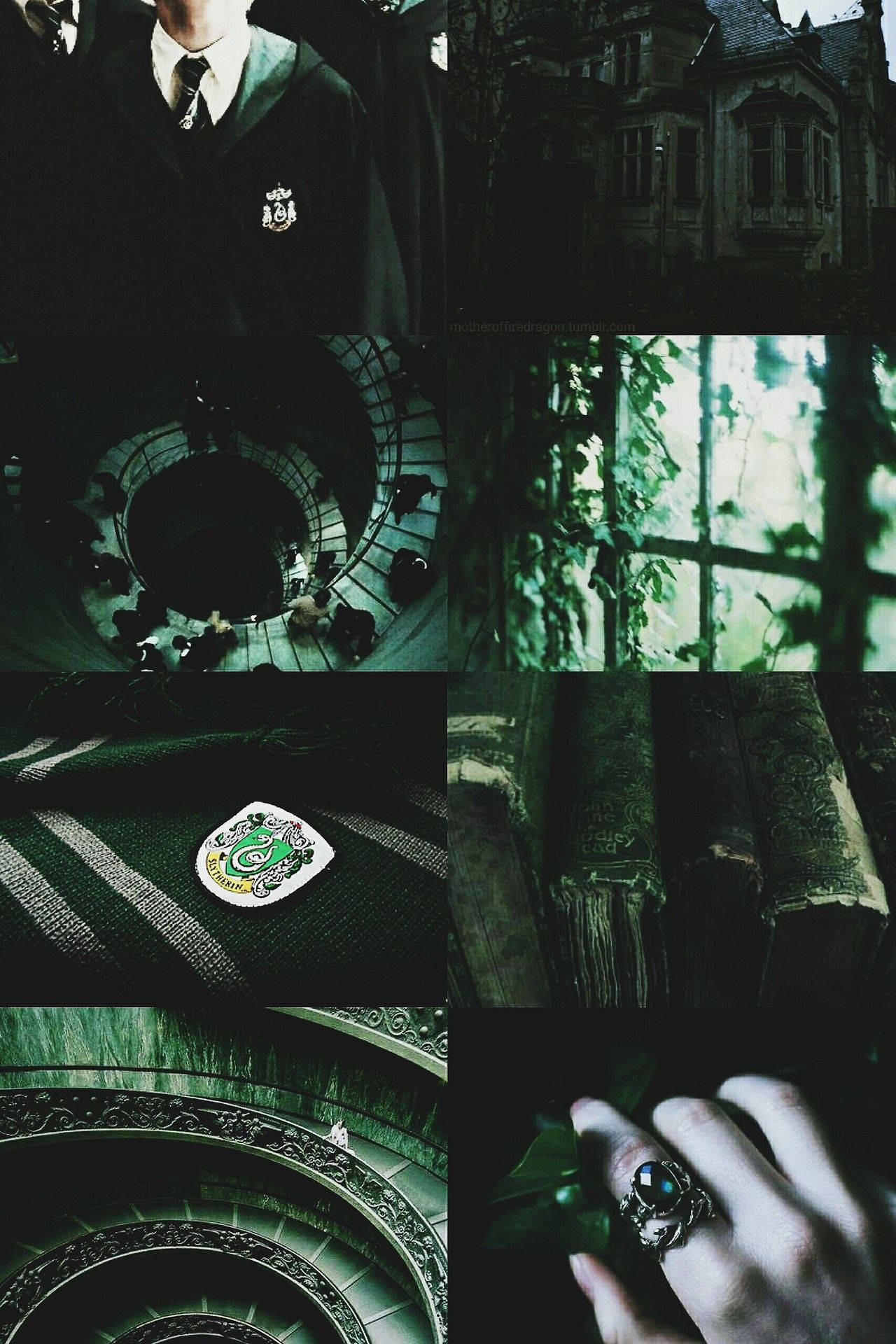 Slytherin Aesthetic 1280X1920 Wallpaper and Background Image