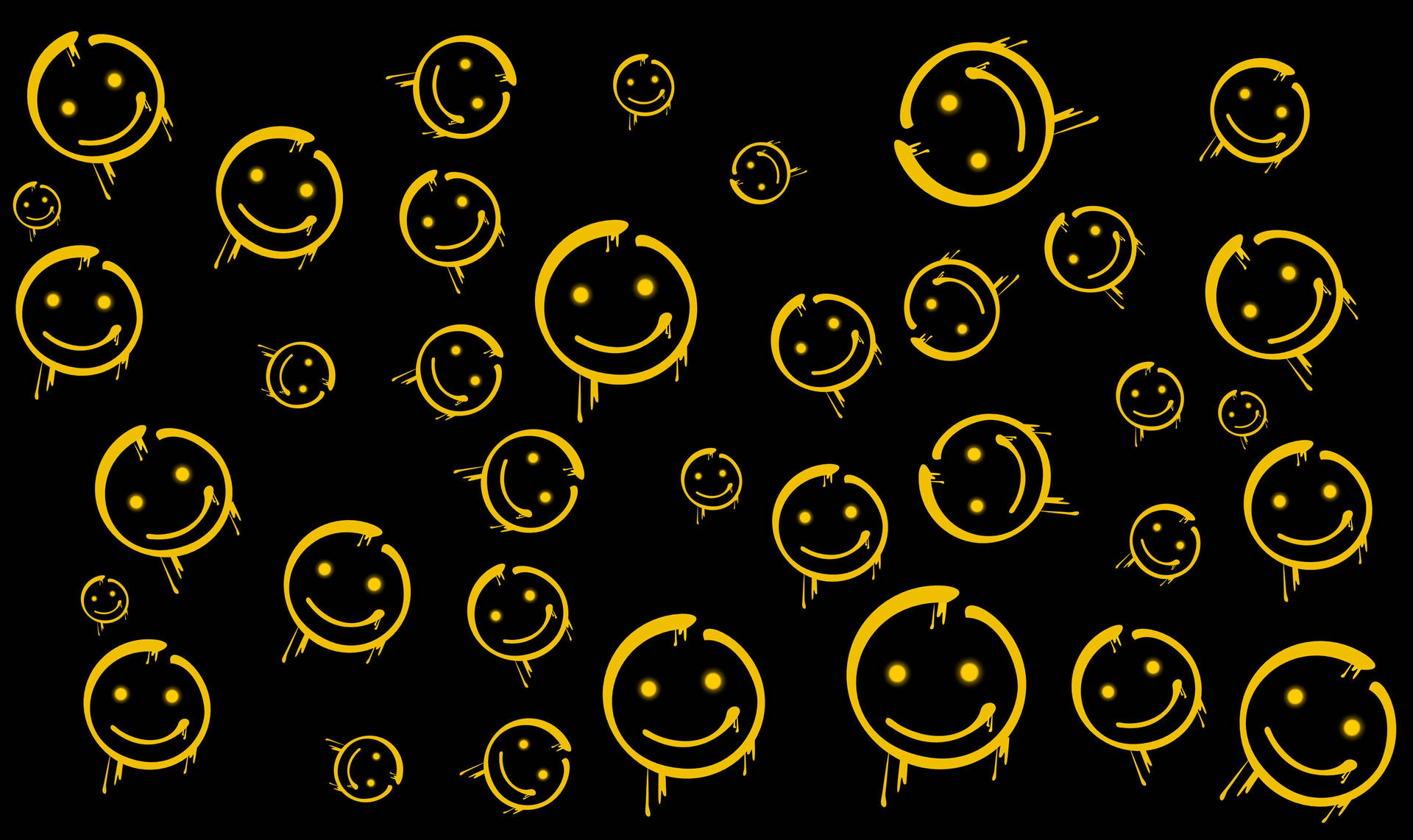 3500X2082 Smiley Face Wallpaper and Background