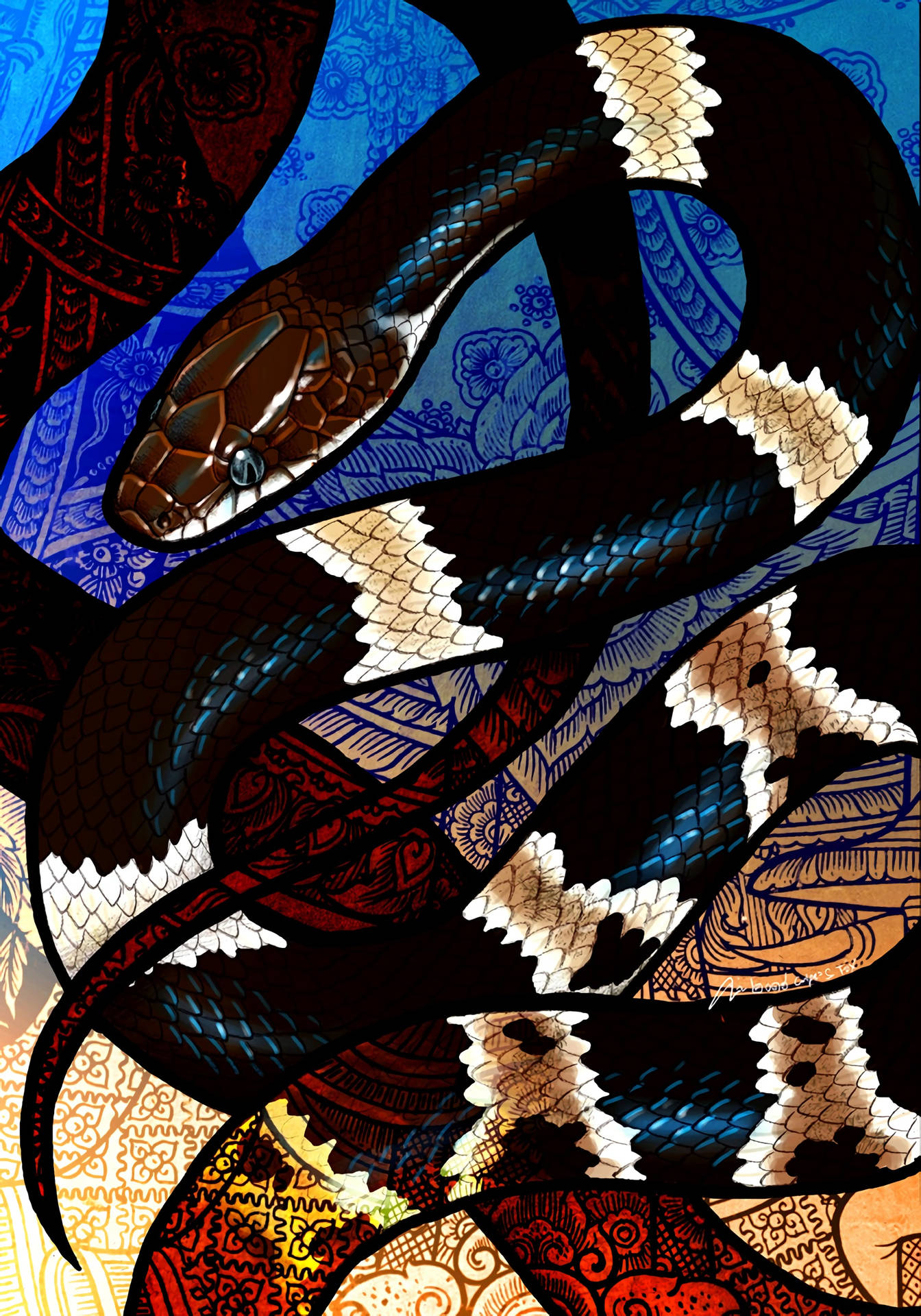 Snake 2352X3360 wallpaper