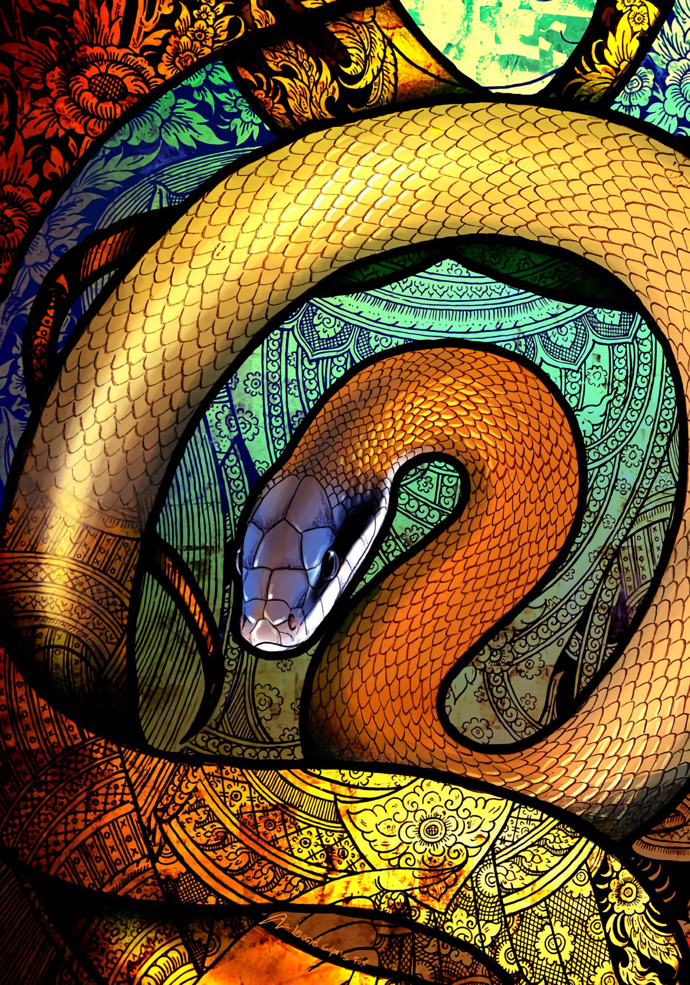 2352X3360 Snake Wallpaper and Background