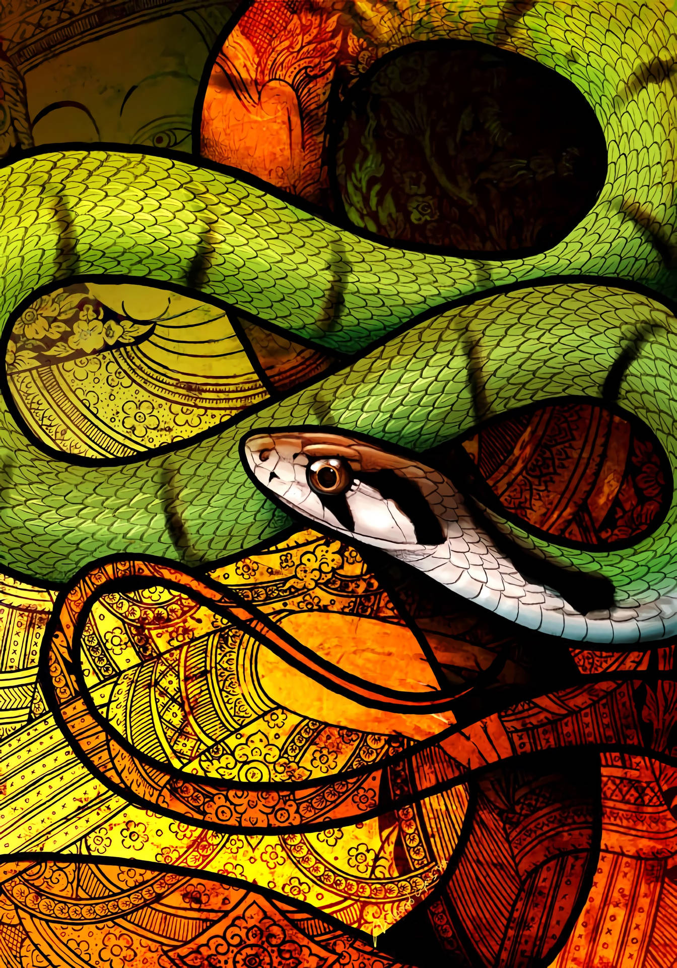 Snake 2352X3360 wallpaper