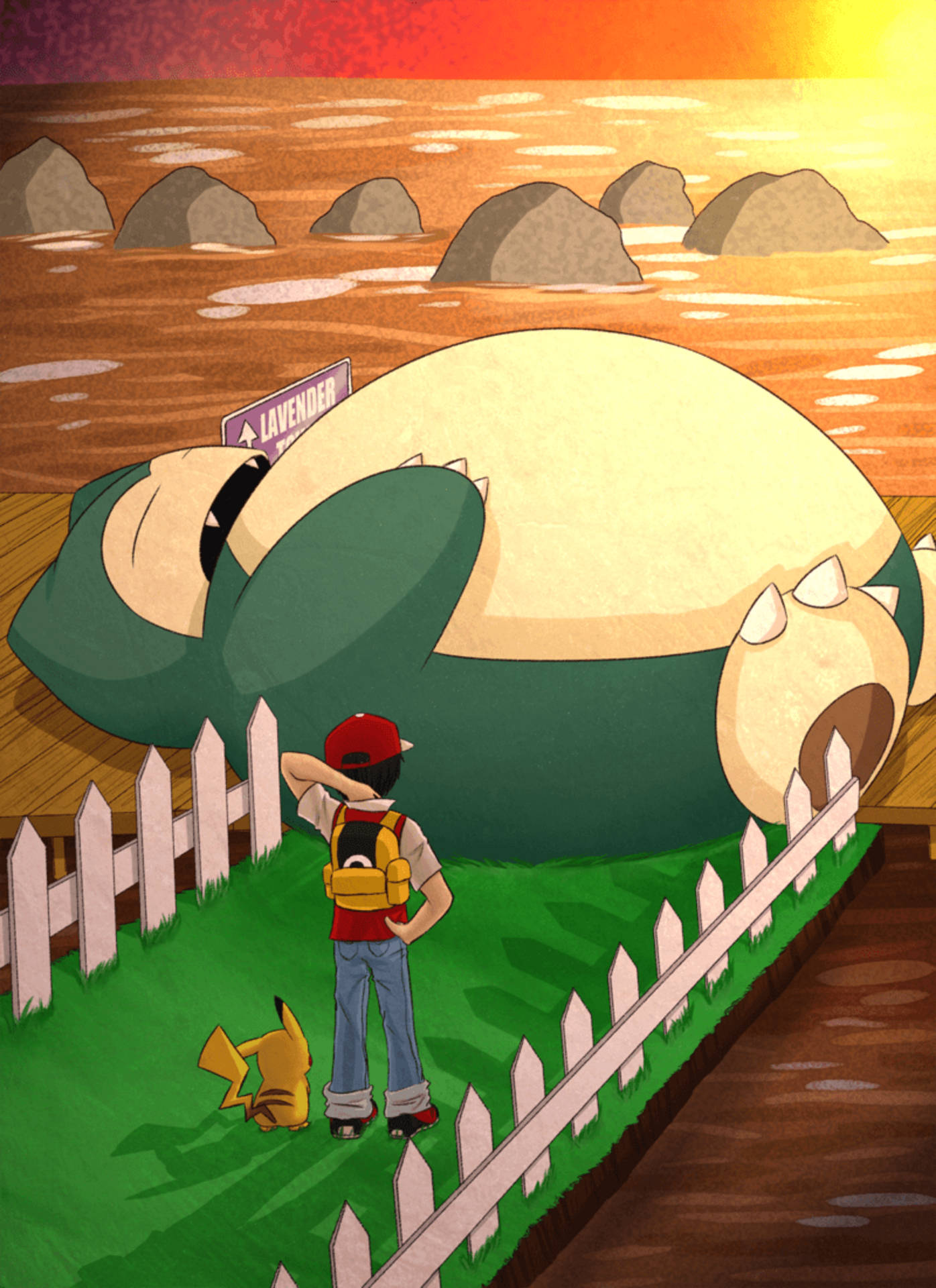 1396X1920 Snorlax Wallpaper and Background