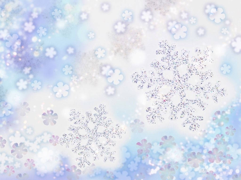 1024X768 Snowflake Wallpaper and Background