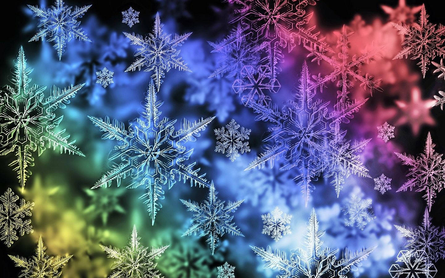 Snowflake 1440X900 Wallpaper and Background Image