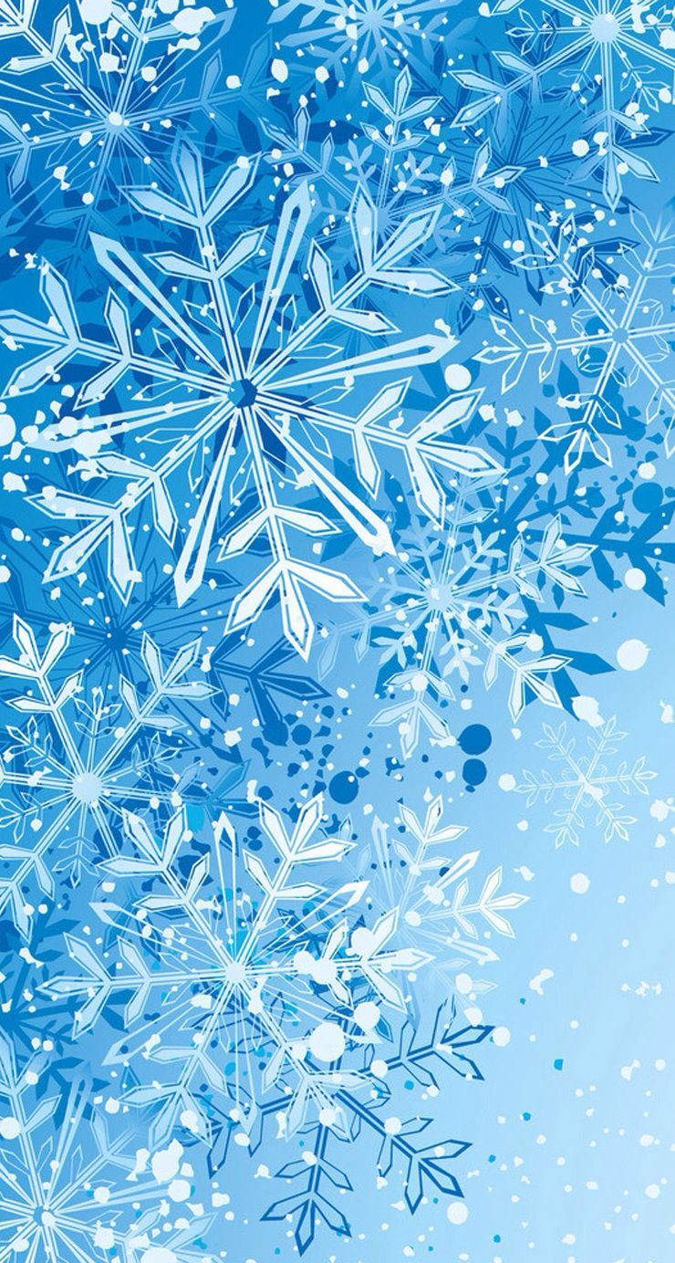 Snowflake 740X1384 Wallpaper and Background Image