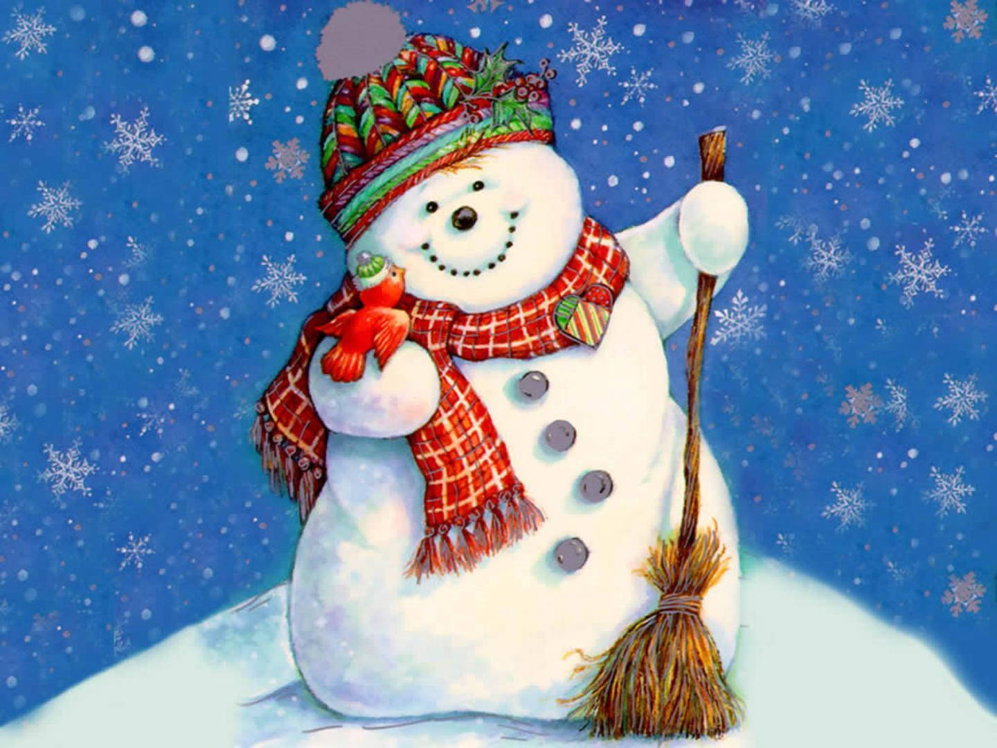 Snowman 1440X1080 Wallpaper and Background Image
