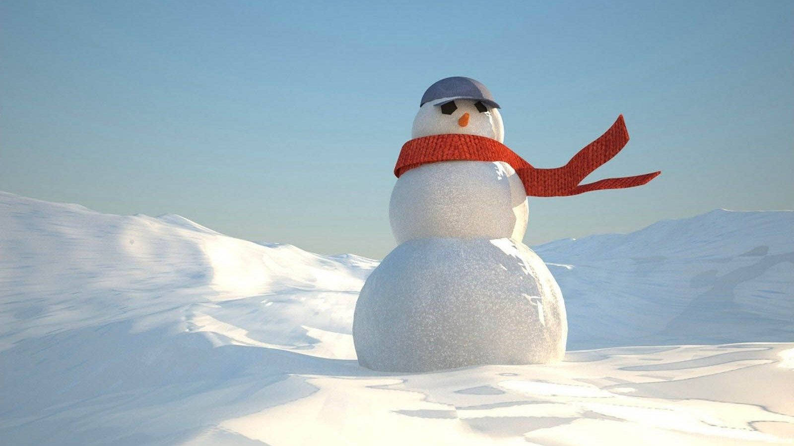 Snowman 1600X900 Wallpaper and Background Image