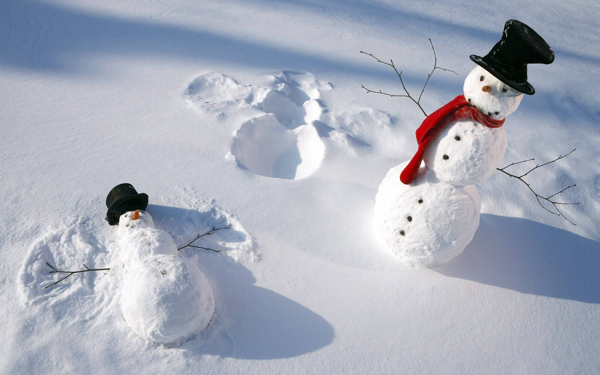 Snowman 1920X1200 Wallpaper and Background Image