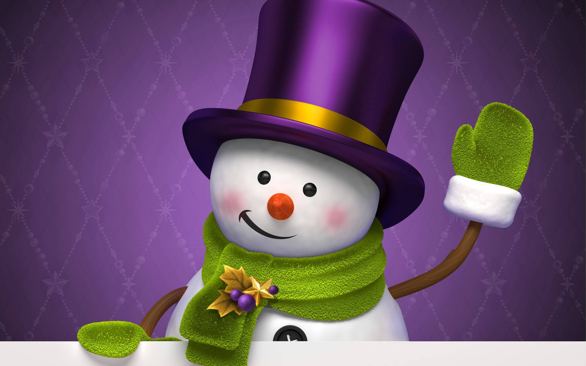 Snowman 1920X1200 Wallpaper and Background Image