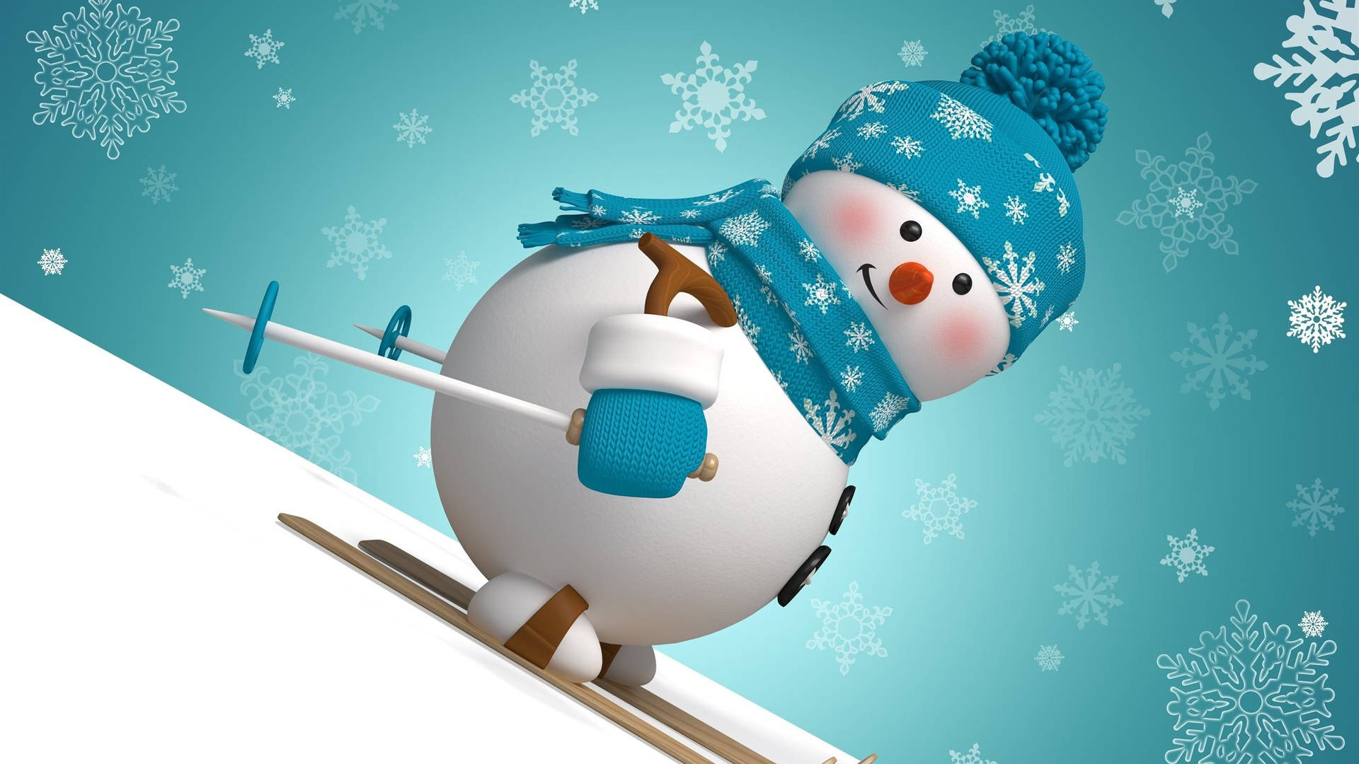 Snowman 2560X1440 Wallpaper and Background Image