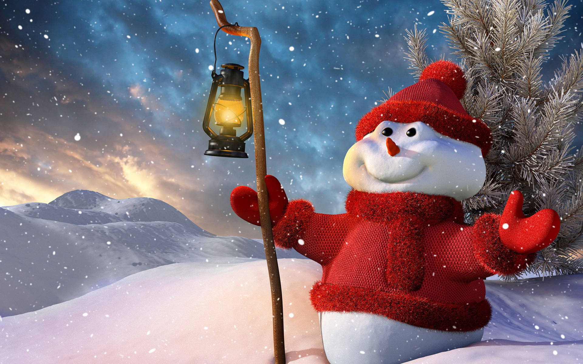 Snowman 2560X1600 Wallpaper and Background Image
