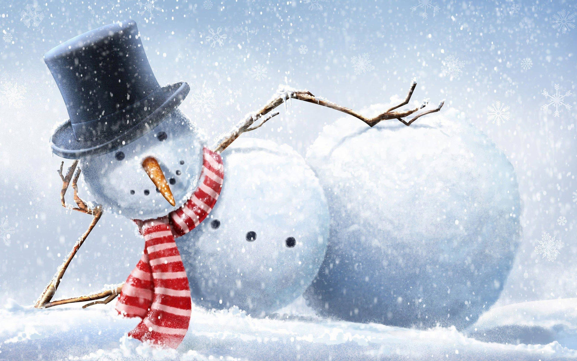 Snowman 2560X1600 Wallpaper and Background Image