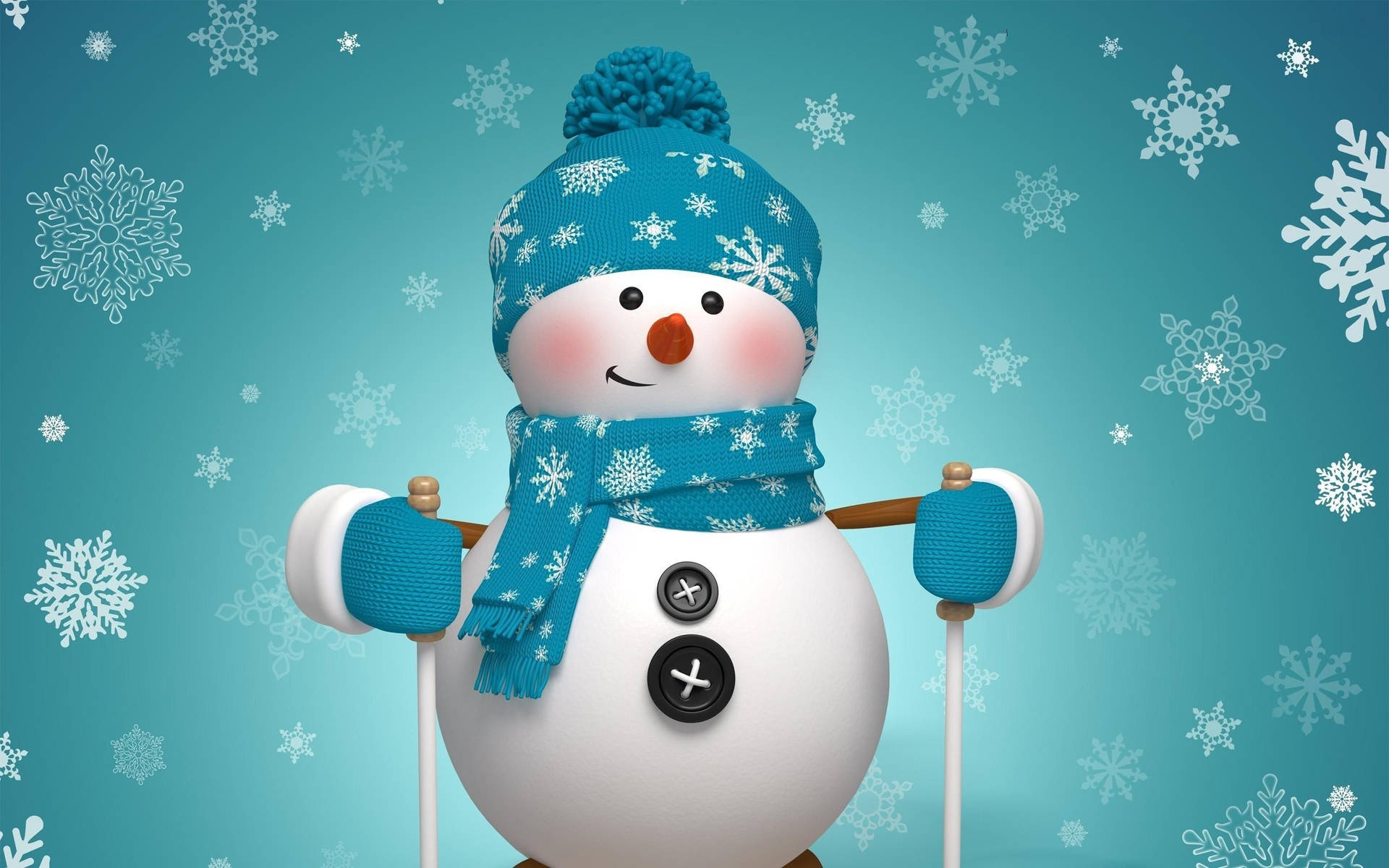 Snowman 2880X1800 Wallpaper and Background Image