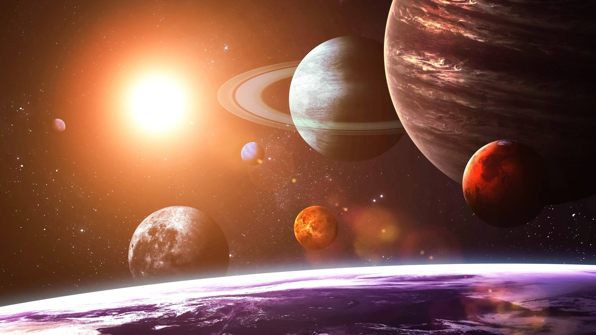 Solar System 3840X2160 Wallpaper and Background Image