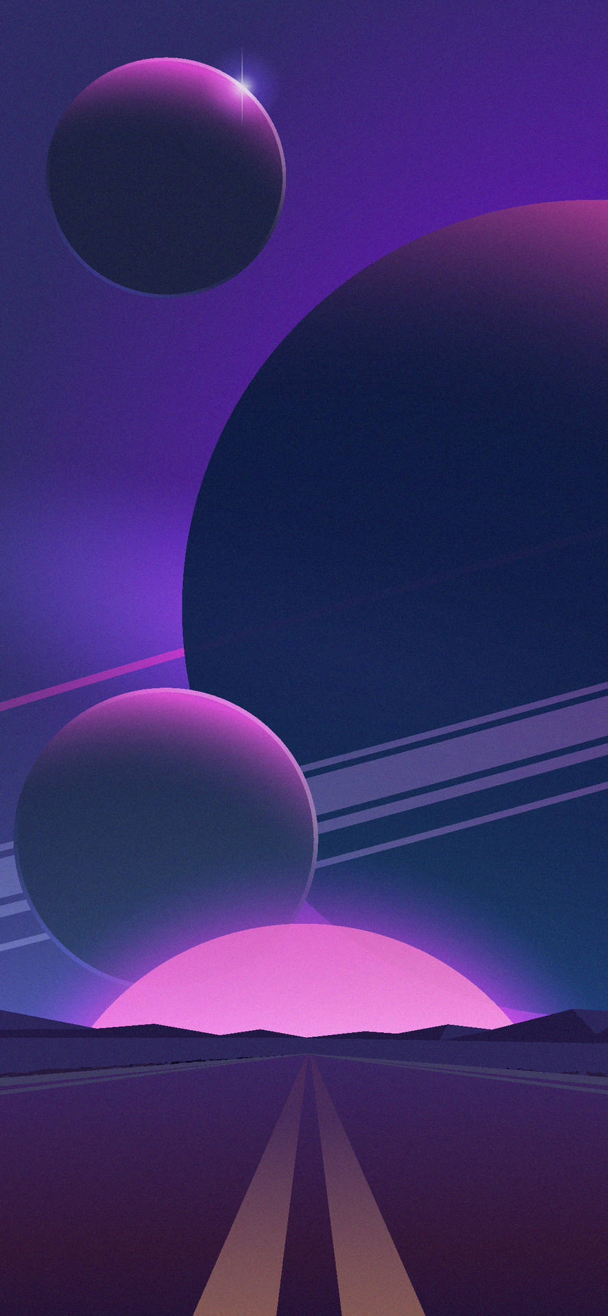 1125X2436 Space Aesthetic Wallpaper and Background