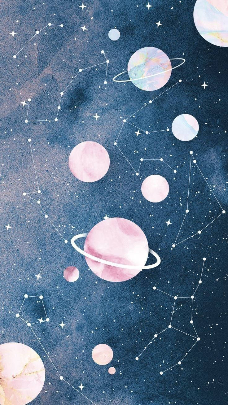 736X1308 Space Aesthetic Wallpaper and Background