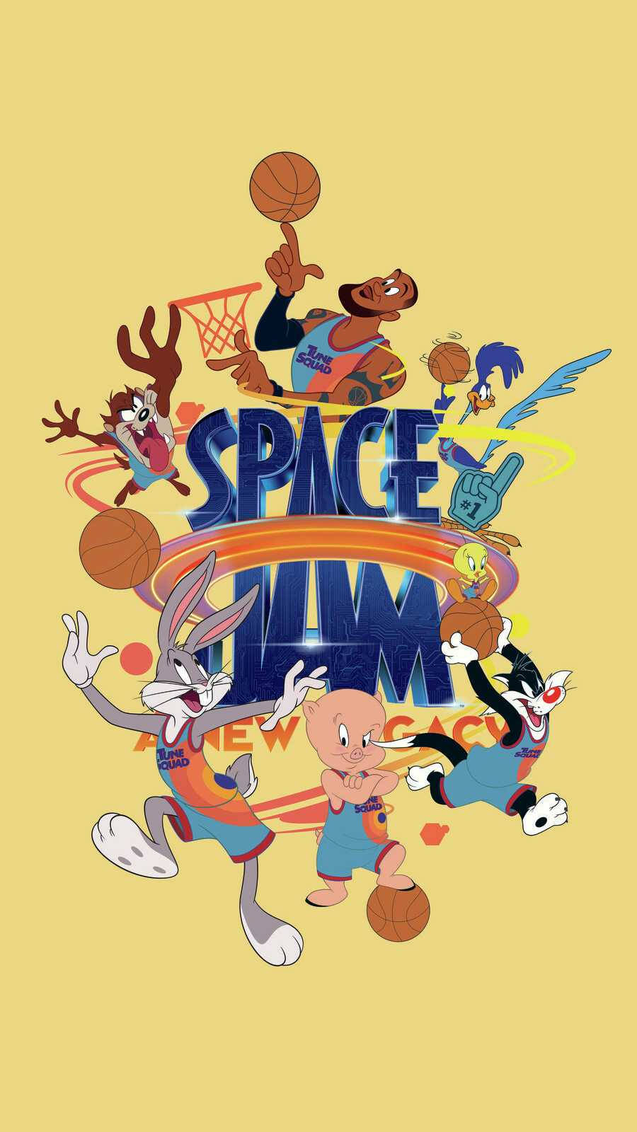 Space Jam 900X1600 Wallpaper and Background Image