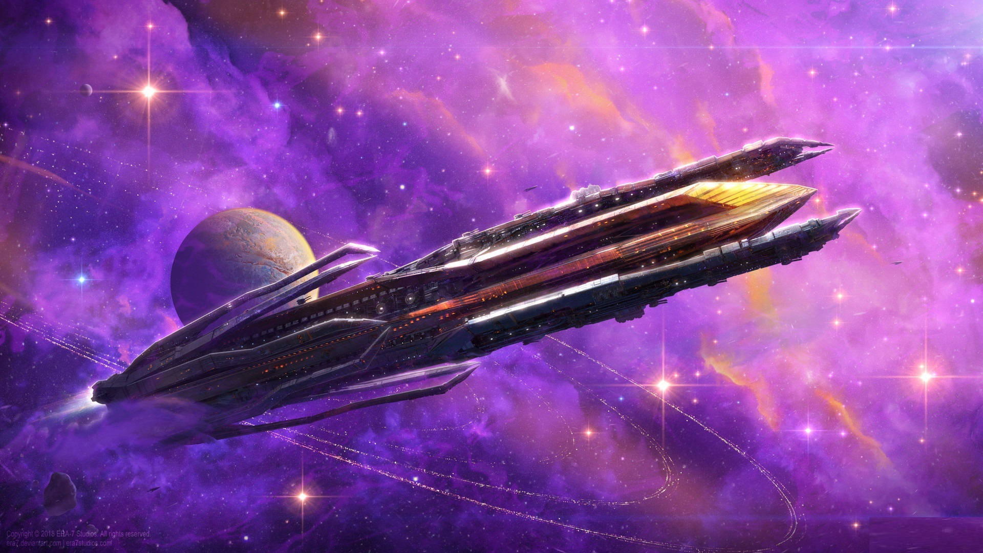 1920X1080 Spaceship Wallpaper and Background