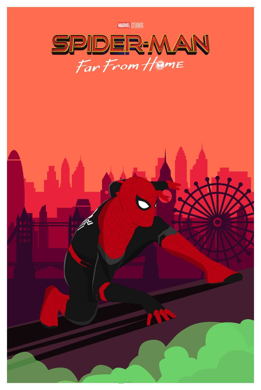 Spider Man Far From Home 858X1280 Wallpaper and Background Image