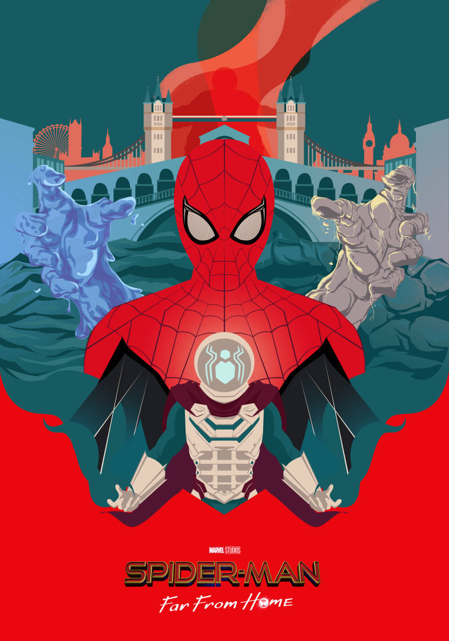 Spider Man Far From Home 896X1280 Wallpaper and Background Image