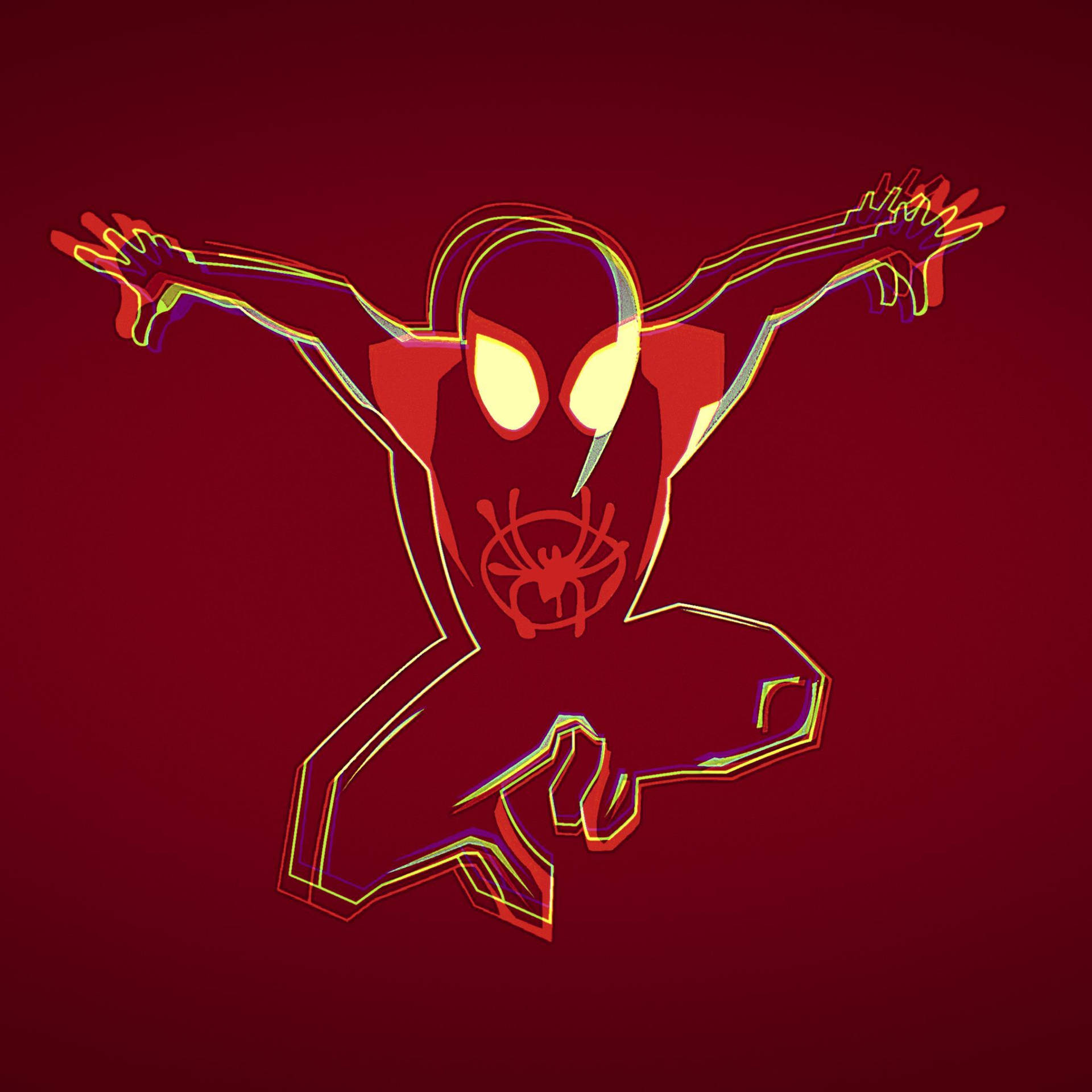 2048X2048 Spider Man Into The Spider Verse Wallpaper and Background