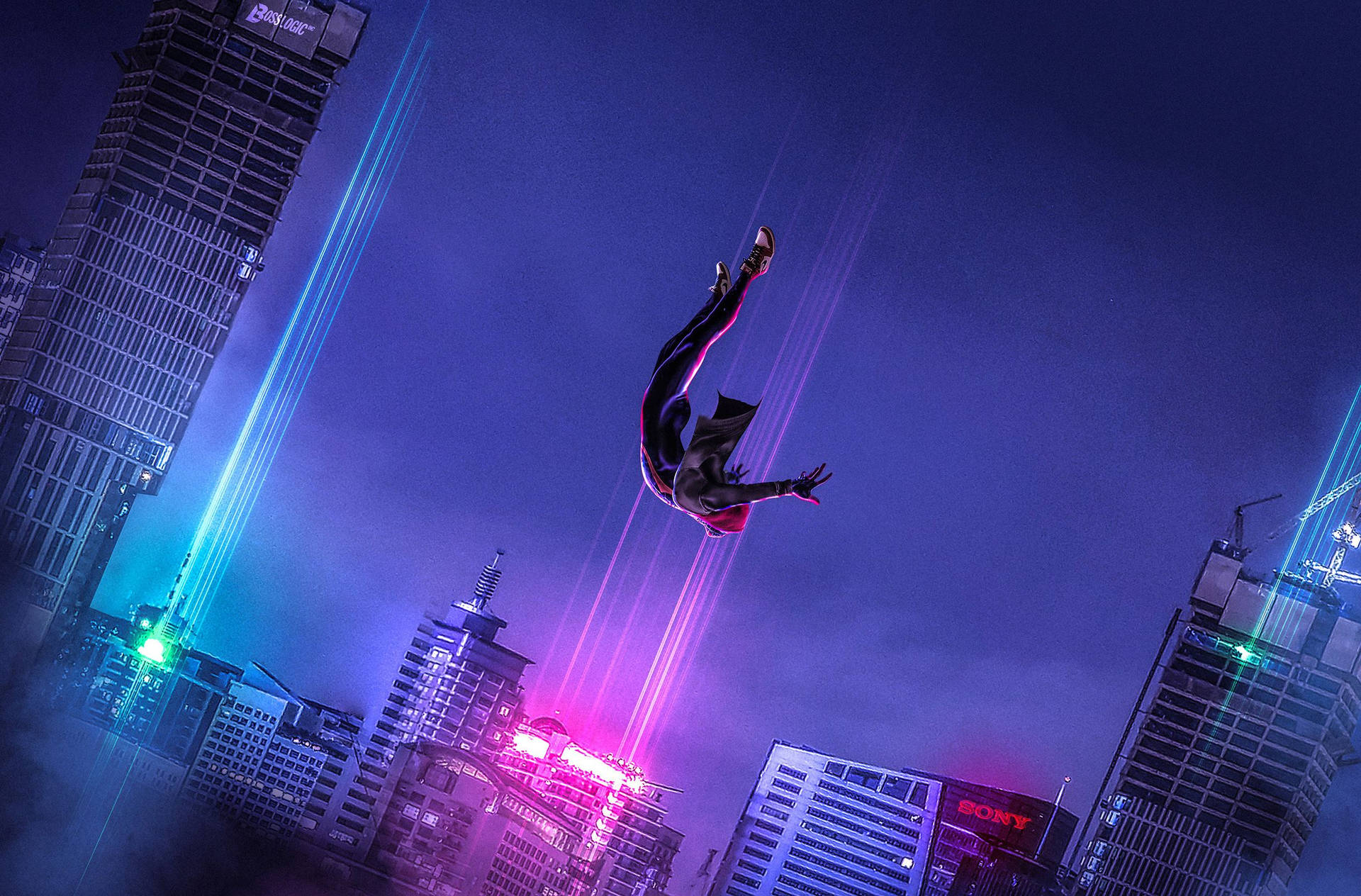 Spider Man Into The Spider Verse 2436X1604 Wallpaper and Background Image