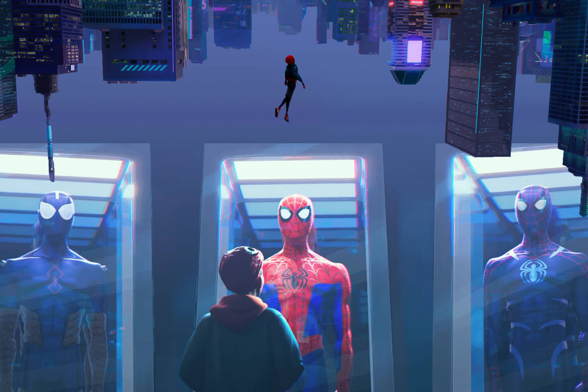 Spider Man Into The Spider Verse 3000X2000 Wallpaper and Background Image
