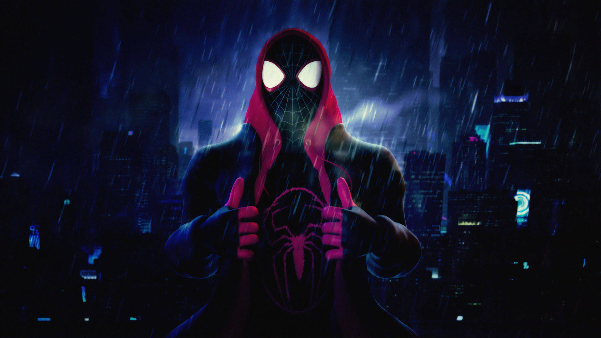 Spider Man Into The Spider Verse 3840X2160 Wallpaper and Background Image