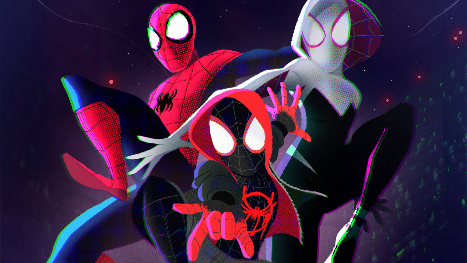 Spider Man Into The Spider Verse 3840X2160 Wallpaper and Background Image