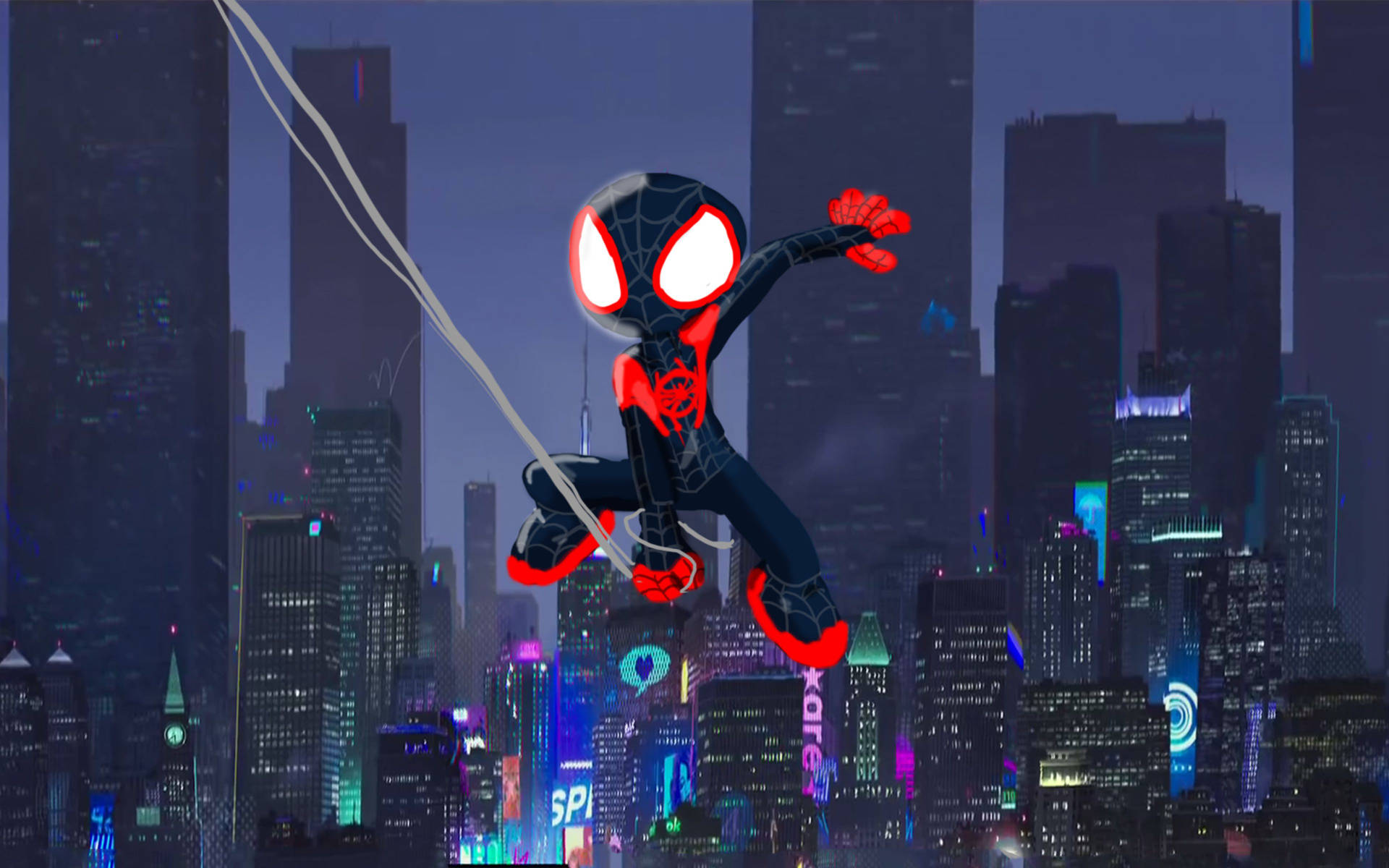 Spider Man Into The Spider Verse 3840X2400 Wallpaper and Background Image
