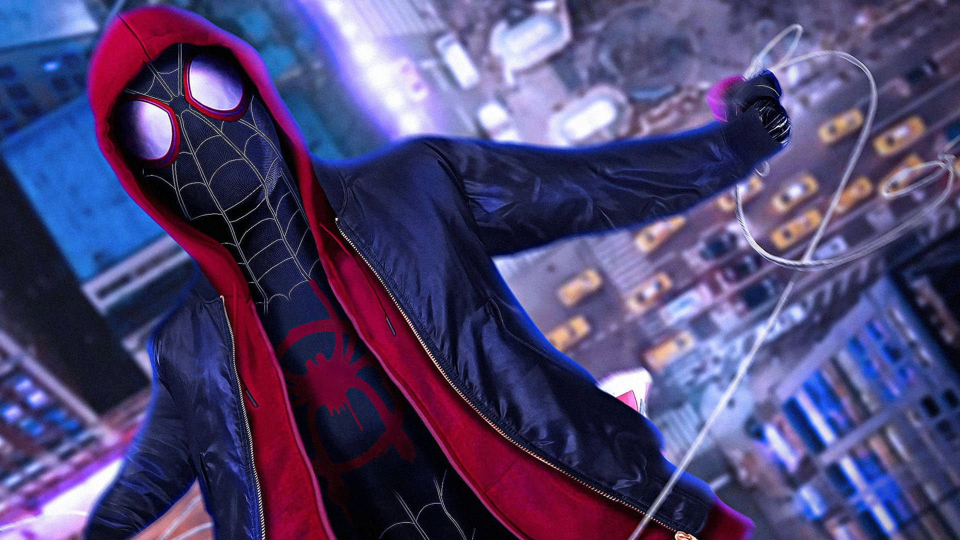 2000X1125 Spider Verse Wallpaper and Background