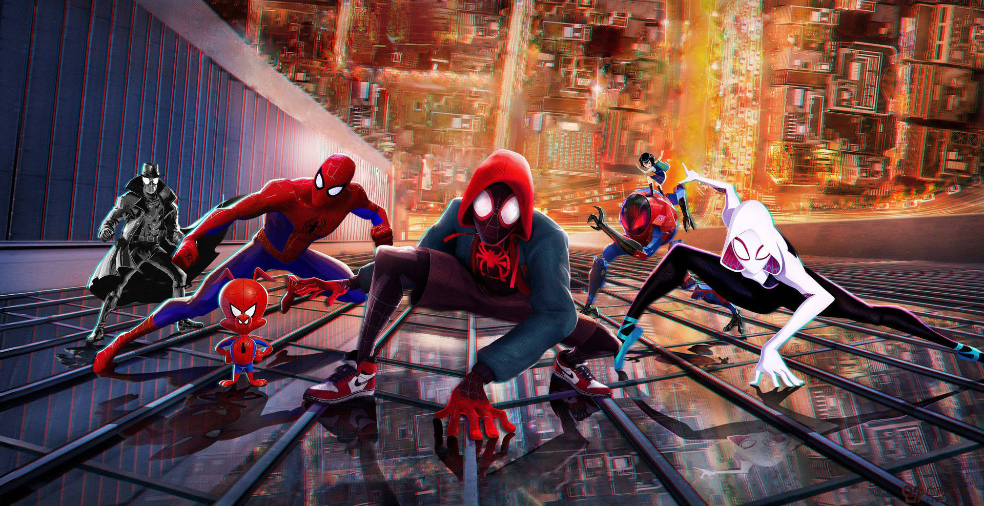 2917X1500 Spider Verse Wallpaper and Background