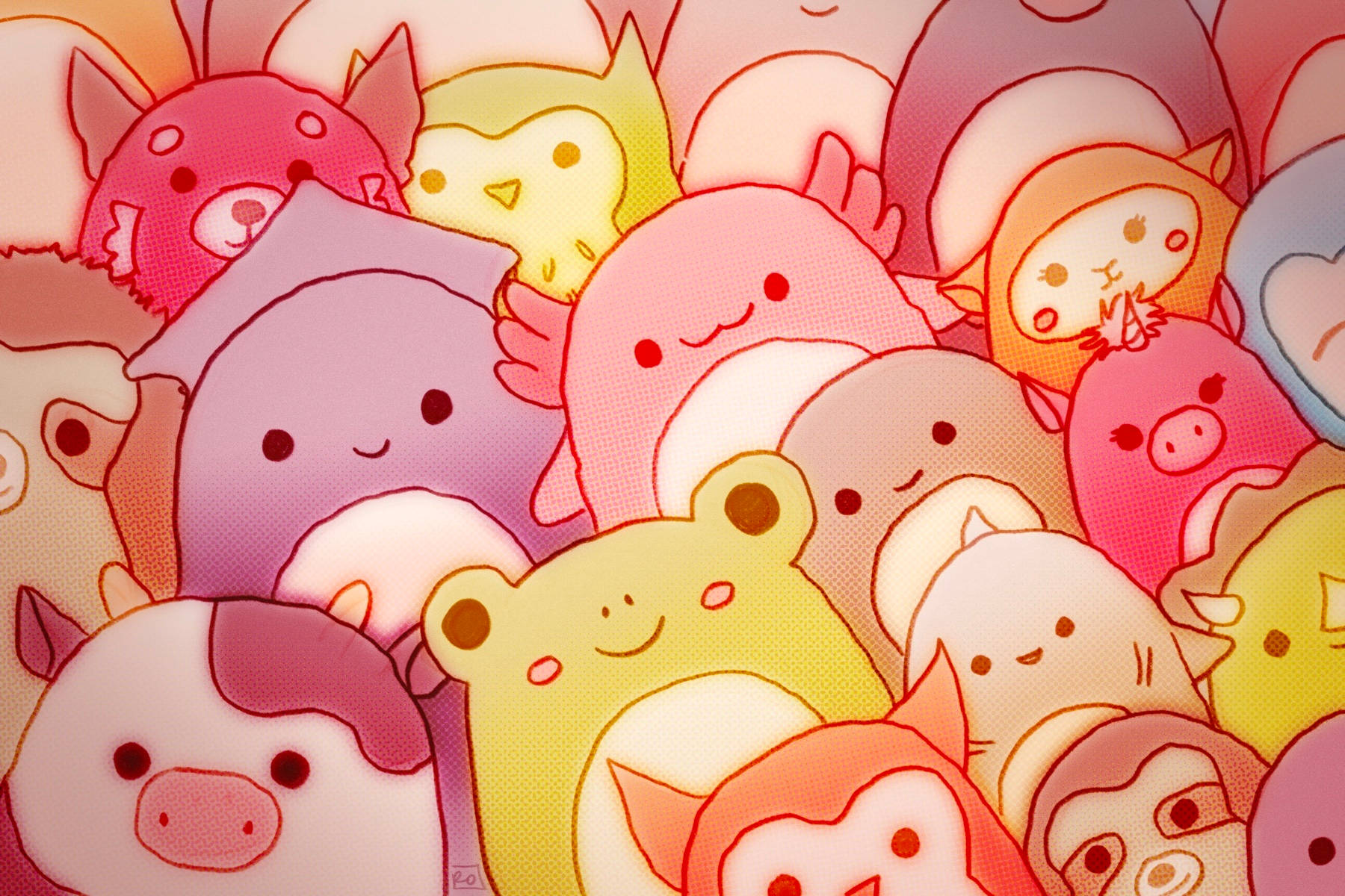 1800X1200 Squishmallows Wallpaper and Background