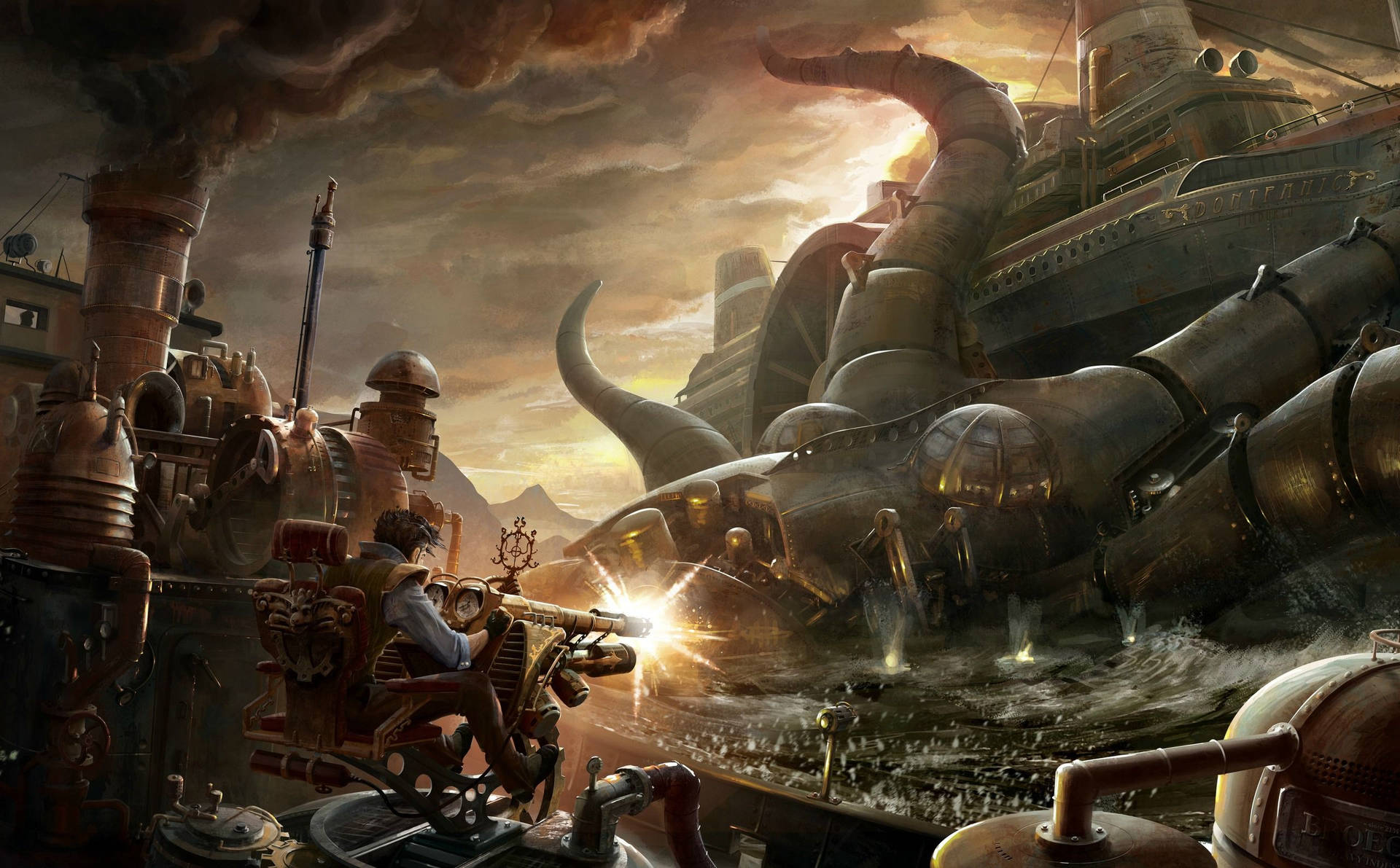 Steampunk 2560X1588 Wallpaper and Background Image