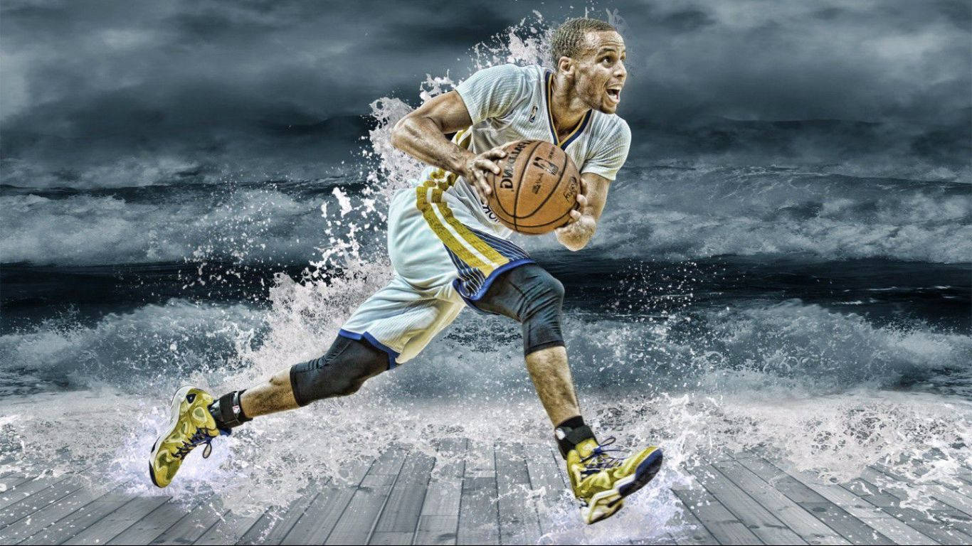 Stephen Curry 1366X768 Wallpaper and Background Image