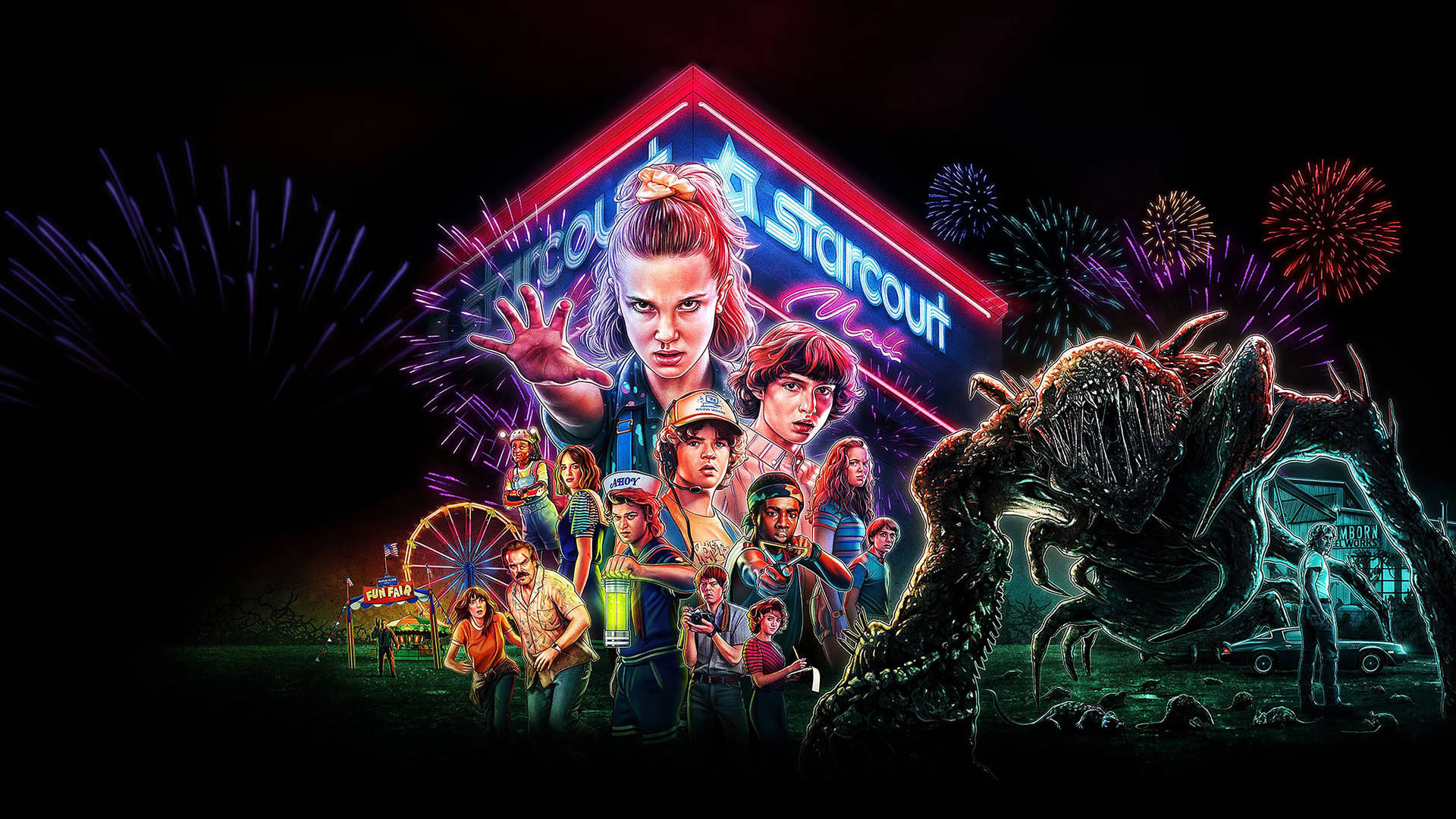 Stranger Things 5120X2880 Wallpaper and Background Image