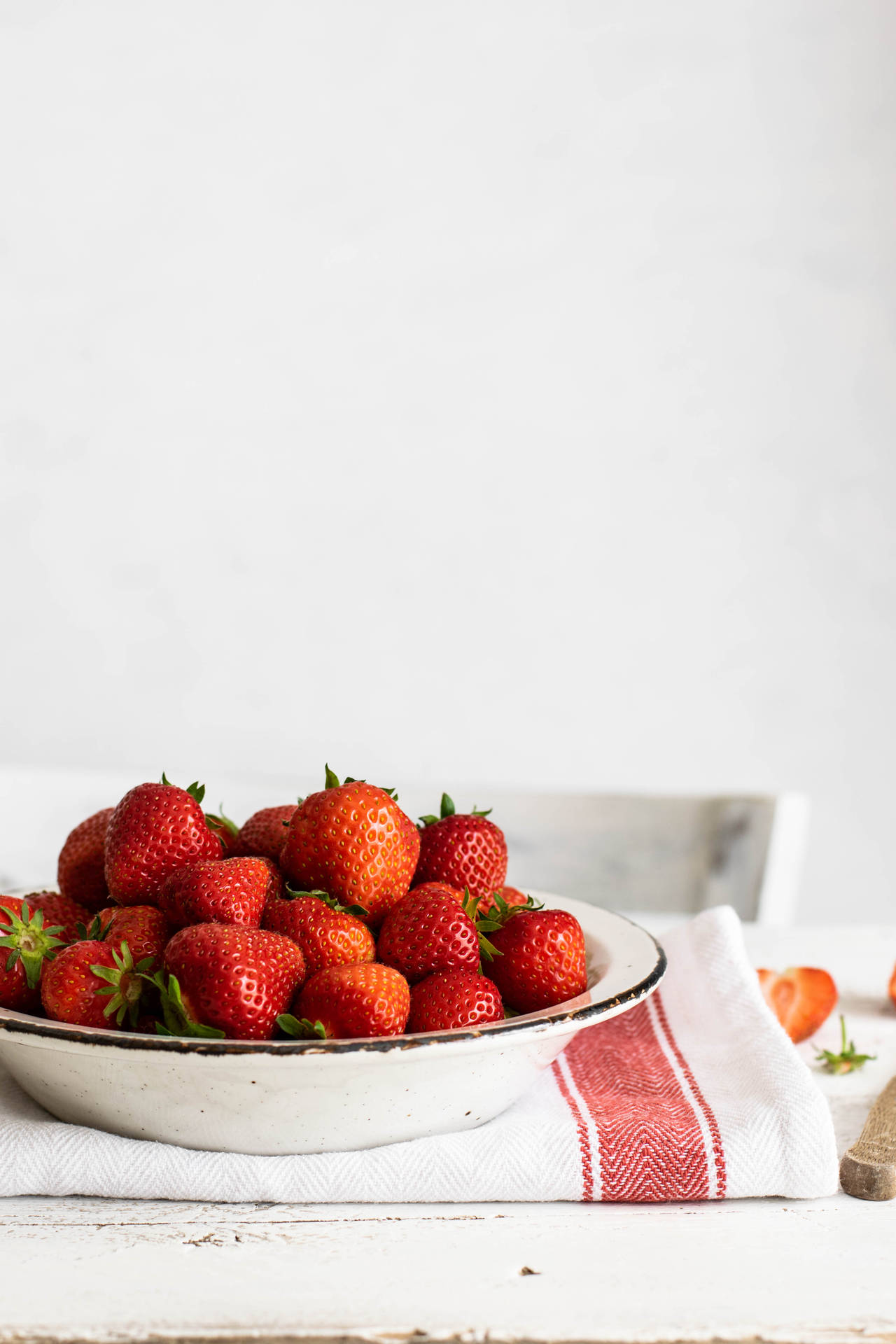 3923X5884 Strawberry Wallpaper and Background