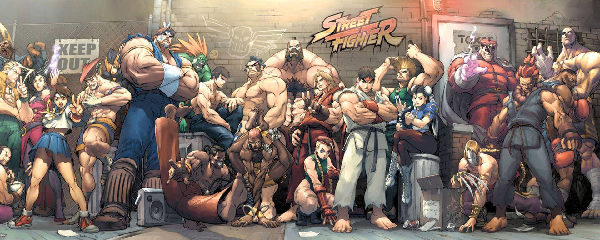 Street Fighter 2560X1024 Wallpaper and Background Image