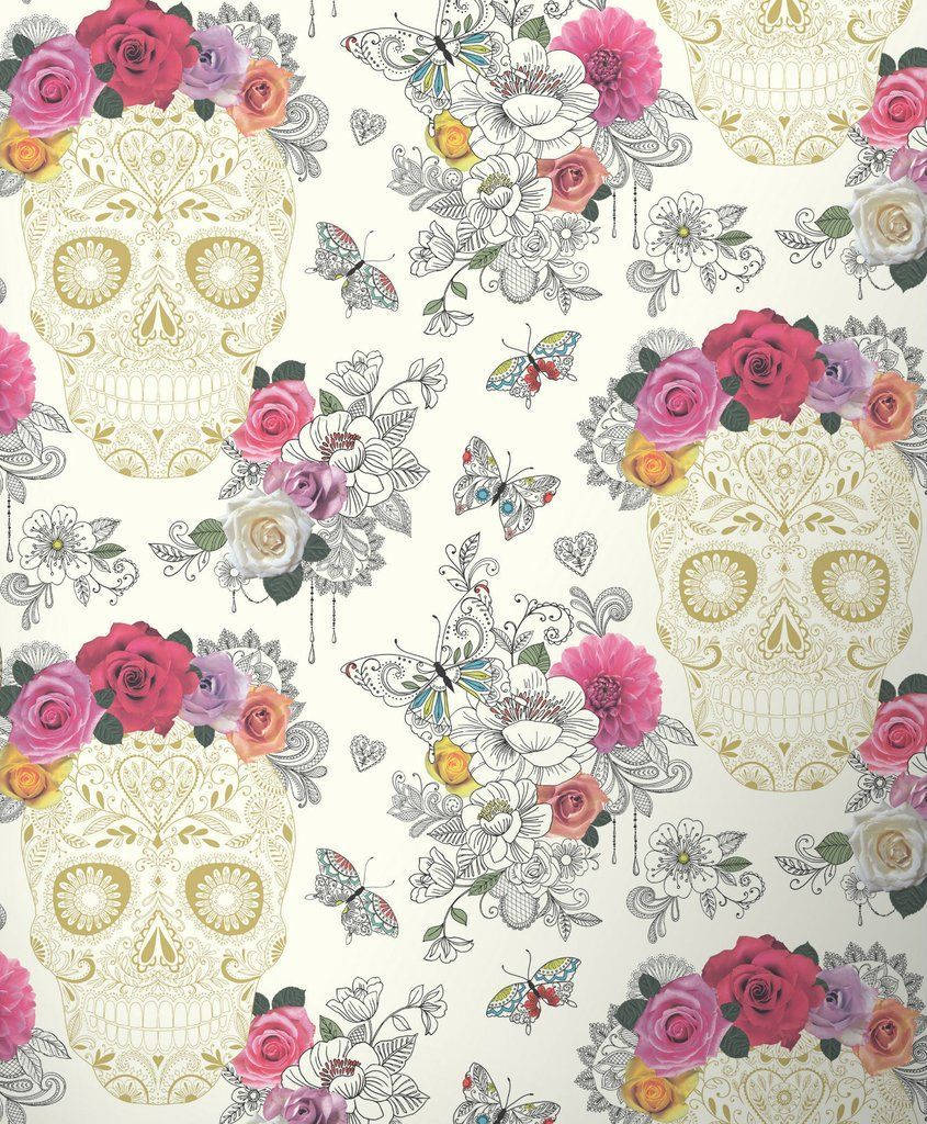 Sugar Skull 845X1024 Wallpaper and Background Image
