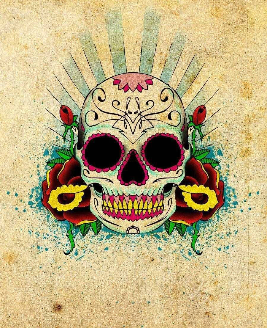 Sugar Skull 900X1103 Wallpaper and Background Image
