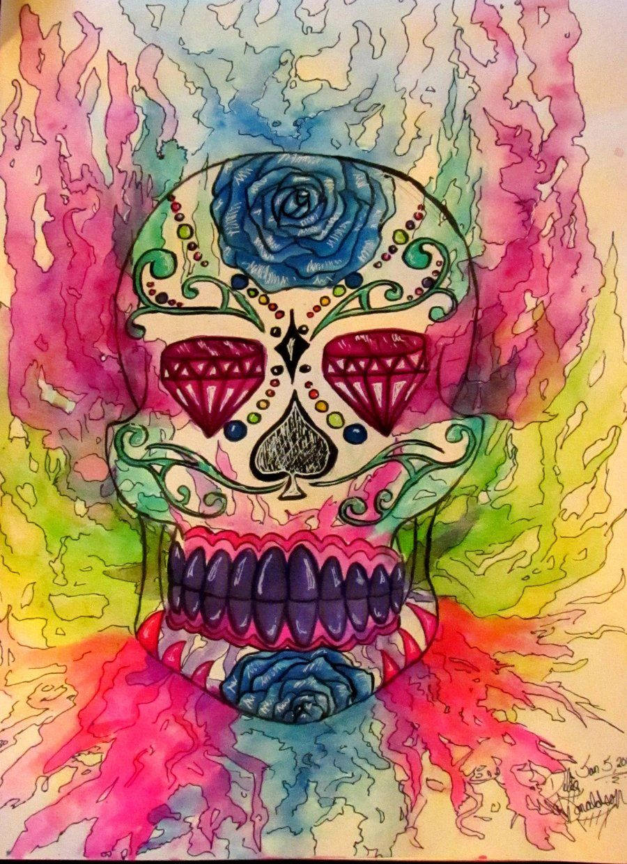 Sugar Skull 900X1240 Wallpaper and Background Image