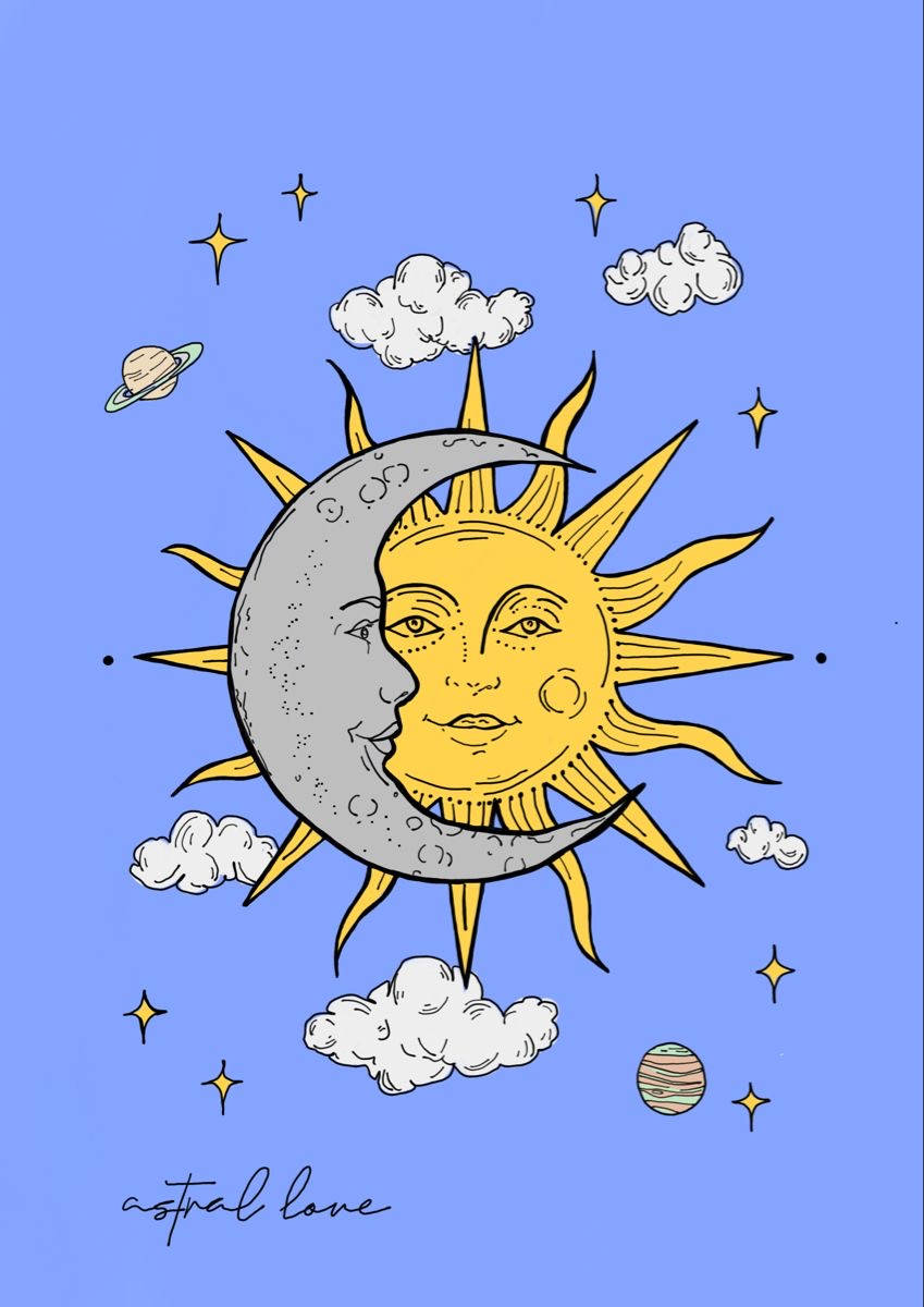Sun And Moon 849X1200 wallpaper