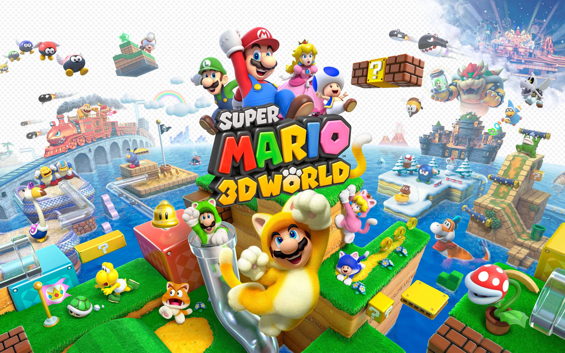 Super Mario 2880X1800 Wallpaper and Background Image