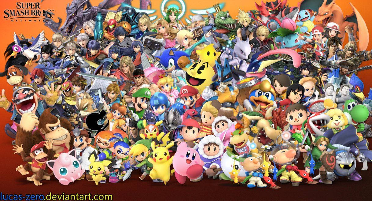 1217X657 Super Smash Bros Ultimate Wallpaper and Background
