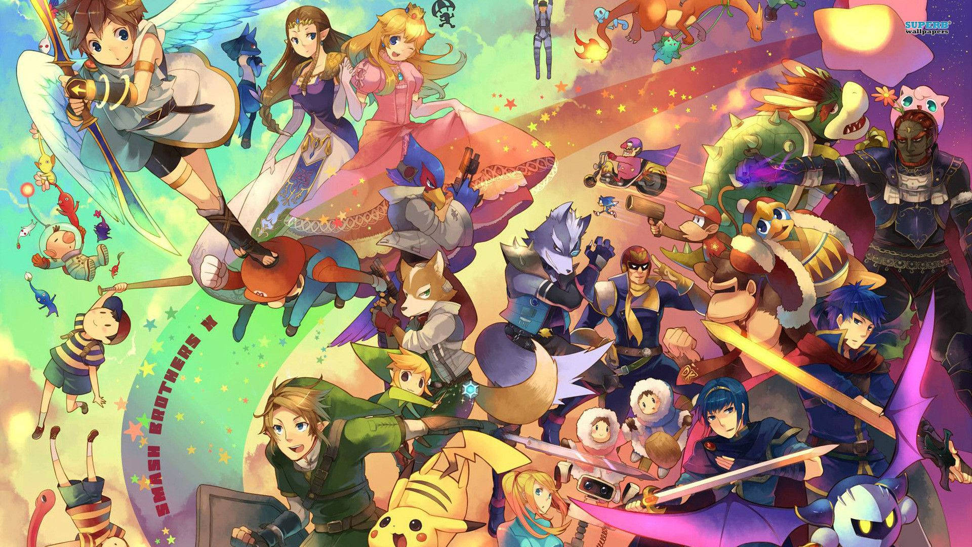 Super Smash Bros Ultimate 1920X1080 Wallpaper and Background Image