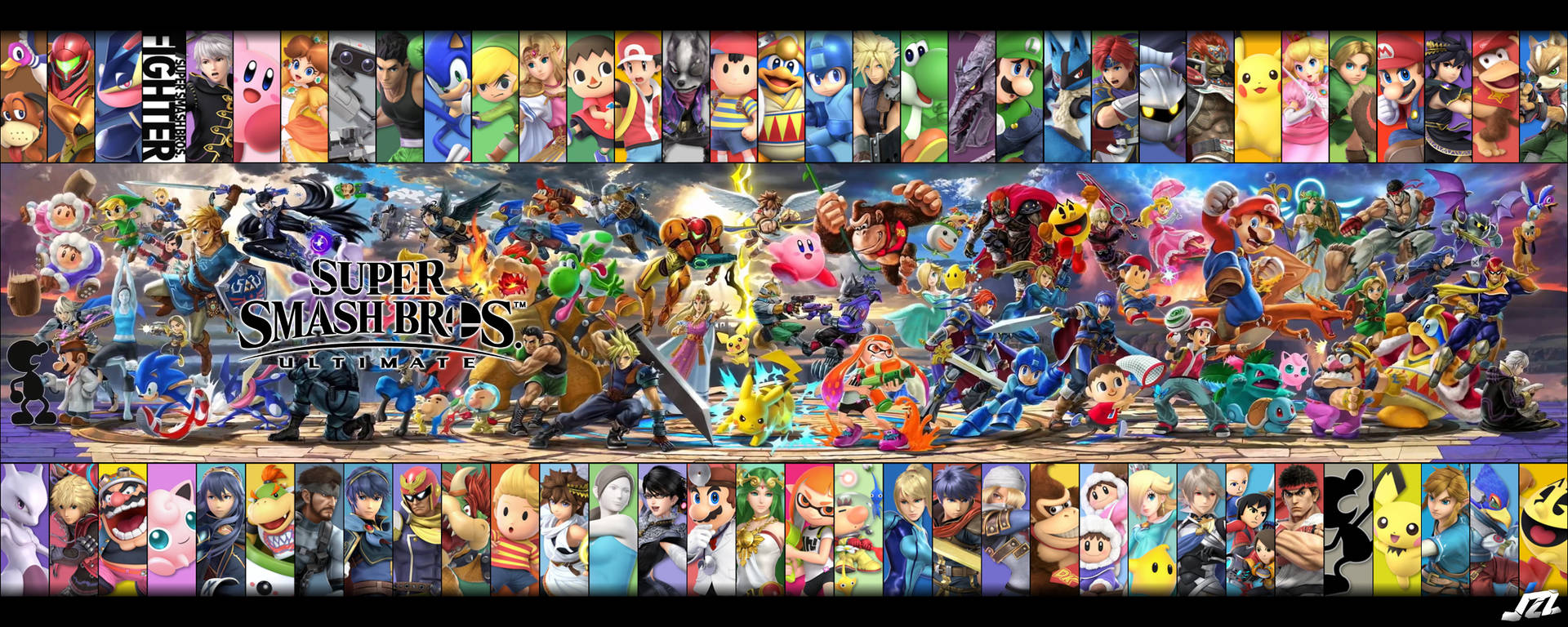 Super Smash Bros Ultimate 2560X1024 Wallpaper and Background Image
