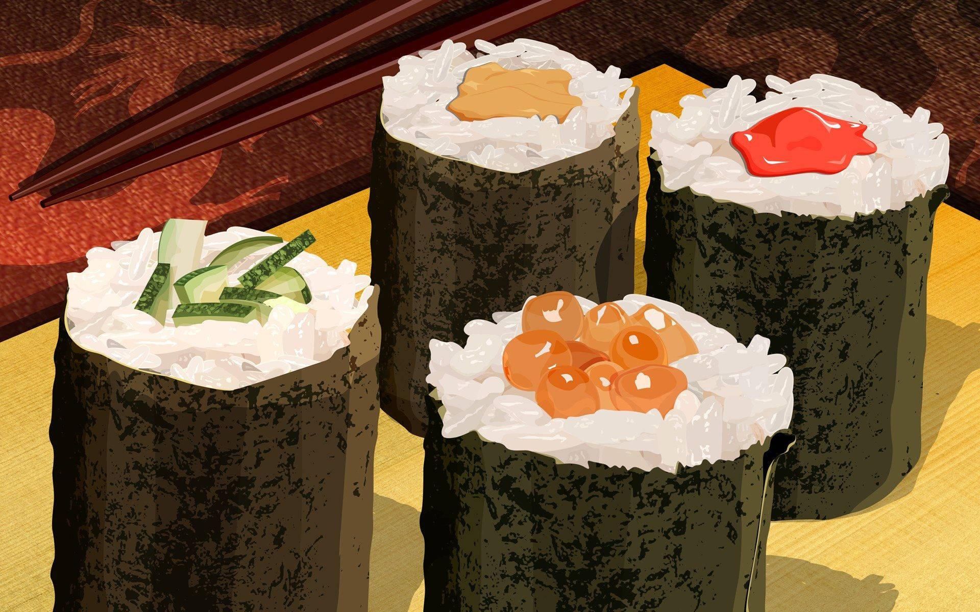 Sushi 1920X1200 Wallpaper and Background Image