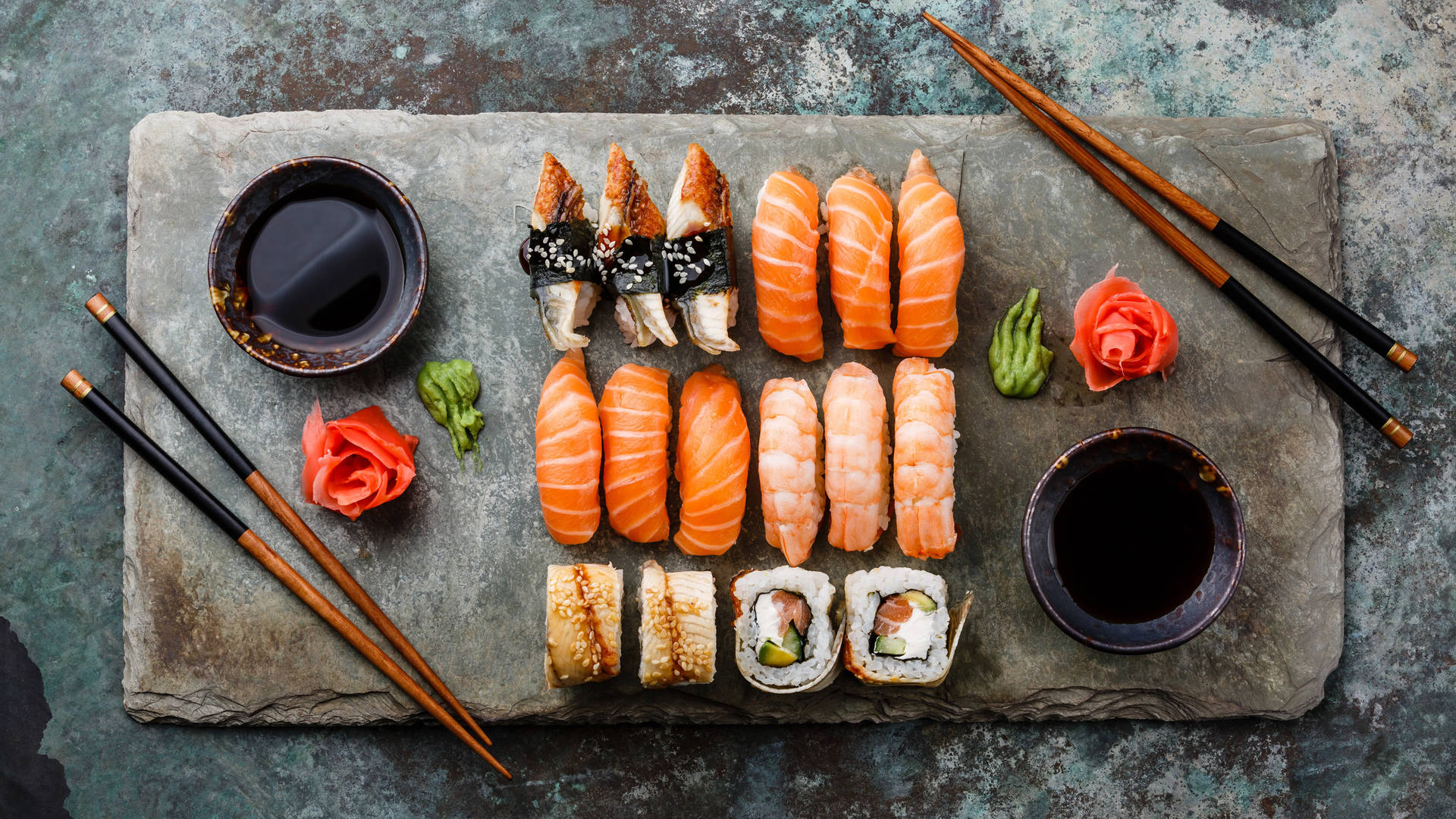 Sushi 3840X2160 Wallpaper and Background Image